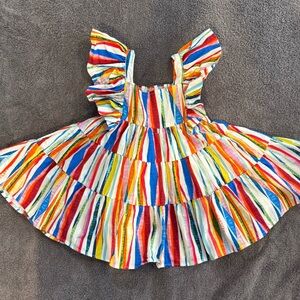 Vibrant, colorful, little girl dress size 2T